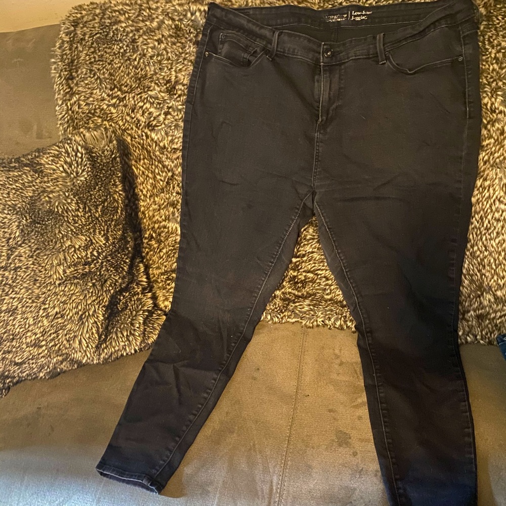 Black Levi’s Plus Size Skinny Jeans